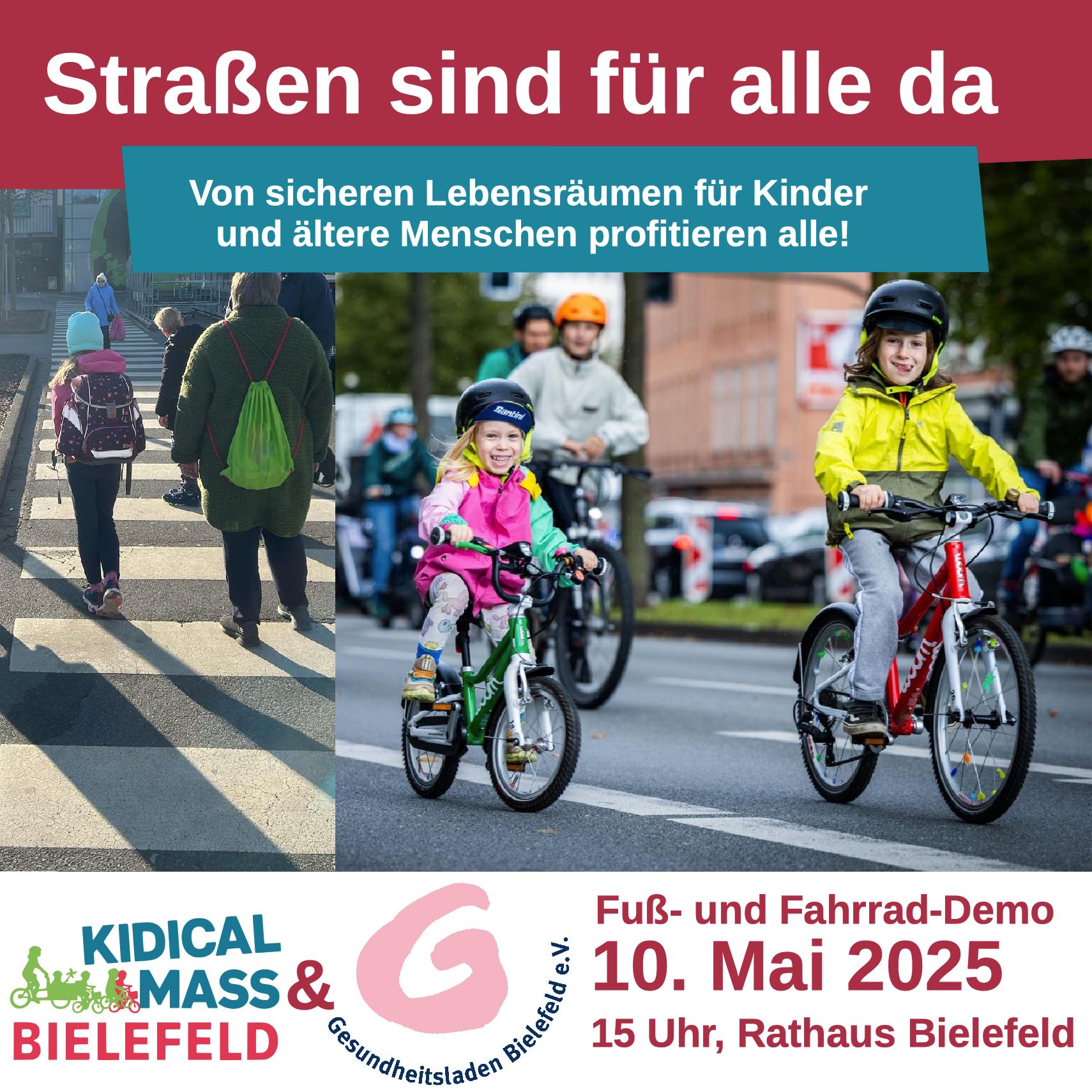 Demo Straßen sind für alle da